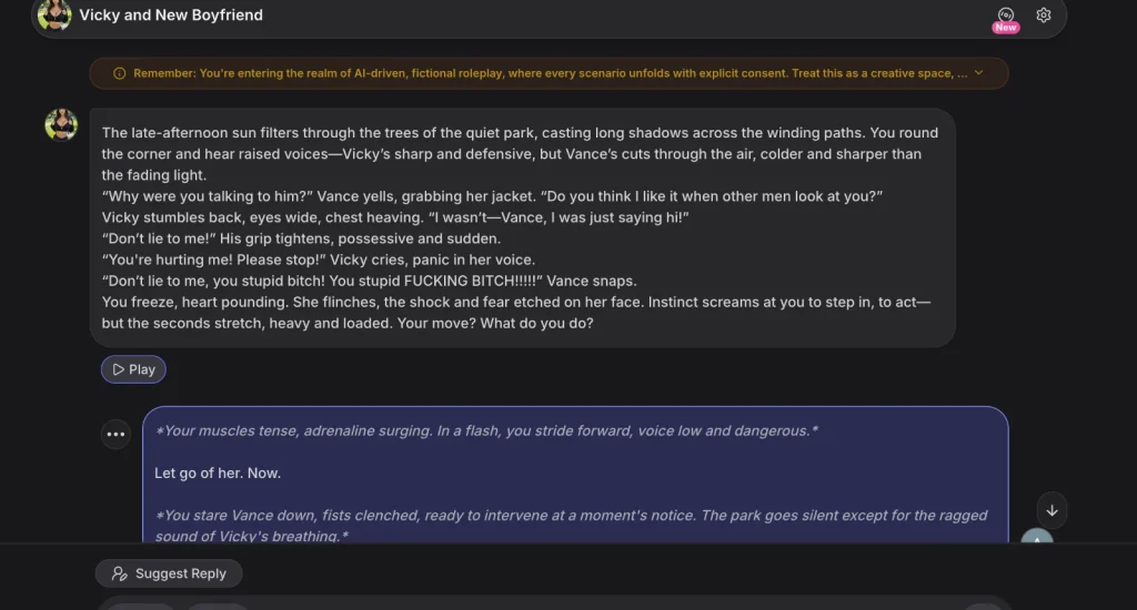 GirlfriendGPT screenshot: Chat