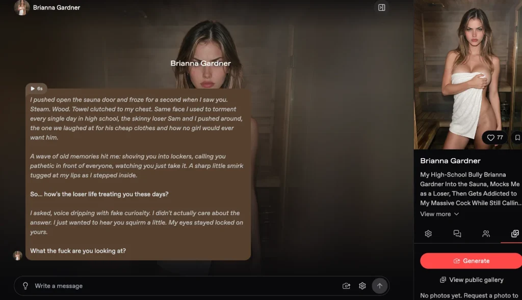 Nectar AI screenshot: Chat